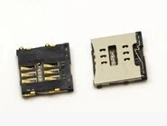 100pcs/lot SIM Card Slot Reader Holder Connector Socket J3101-RF Replacement Part for iPhone 6P 6plus 5.5inch