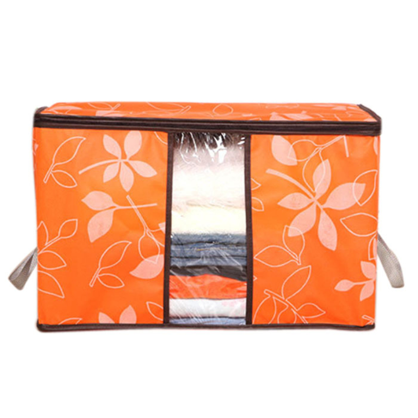 Image of Newest 60*40*35cm Foldable Flower Printed Quilt Sorting Anti-bacterial Clothing Organizer Bags Storage Box 1pcs Quality First