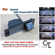 For Hyundai ix35 / For Hyundai Tucson 2014~2015 Car Reverse Rear Camera with Parking Assistance Tracks Module / imports HD CCD