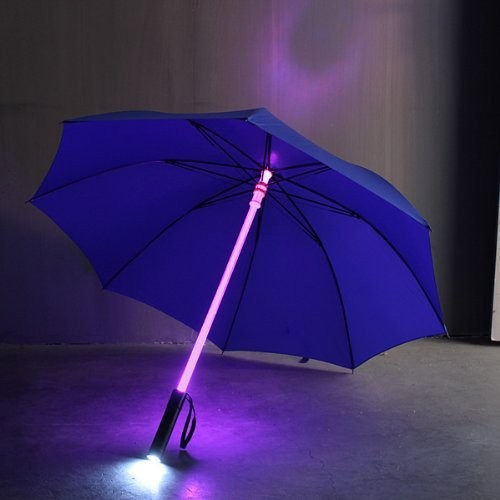 Cool Light LED Flash Umbrella Night Protection Gift Multicolor for Choose. 