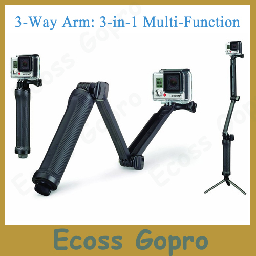 GoPro 3-way         Gopro Hero 4 Hero 3 + hero3 SJ4000 xiaomi yi 4   