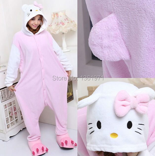 Hello Kitty Kawaii Animal All in one Pajamas