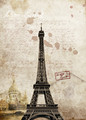 Eiffel Tower background for baby photo studio props photography backdrops children vinyl 5x7ft or 3x5ft