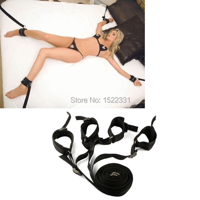 Bed bdsm sex bondage Restraints toy Fetish Kit Love handcuffs Ankle sex toys for couples erotic prod