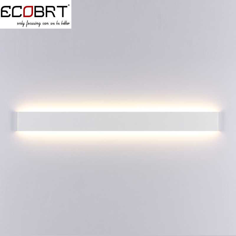 Modern Style Bedroom Wall lamps 30W 91cm Long White / Black Color Led Restroom Bathroom Wall ...