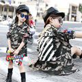 5 14Years Old Kids Cool Long Jacket Turn down Outerwear Children Spring Autumn Fashion Camo Coat