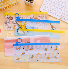 Q02 Kawaii Cute Gudetama Lazy Egg Clear Pen Case Pencil Bag Box Storage School Office Supply Birthday Gift Kids Stationery