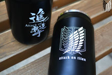 New arrival Free shipping 1pc Attack On Titan cup The survey corps white black freedom wings