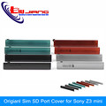 100 New Original for Sony Xperia Z3 mini Z3 Compact M55W Sim SD Port Slot Dust