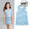 Baby Girls Dress Christmas 2016 Brand Princess Dress for Girls Clothes Brief Design Kids Lace A