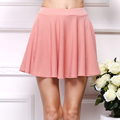 New 2016 Summer Skirts Women s Clothing A Line Chiffon short Solid Miniskirts European and American