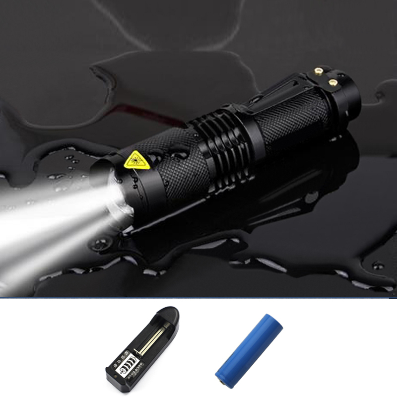 Free Shipping Super Powerful Mini Tiny Flashlight CREE XM L T6