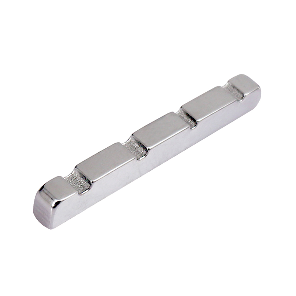 Description Picture 5 of itemStainless Steel Electric Guitar Bass Slotted Nut Locking Roller Bridge for Electric Acoustic Guitar Bass Guitar Accessories