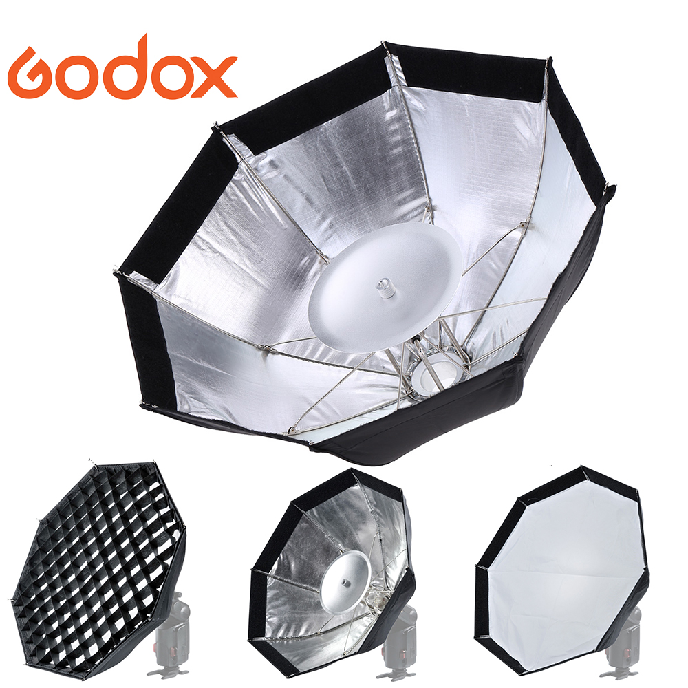 Godox S7 48    Octagon  Softbox Umbrella    WITSTRO AD360 AD180  Speedlight
