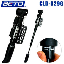 Bicycle Cycling Bike Portable Pump Inflator Double Air Nozzle with Gauge Bracket High pressure pump bicycle accessories parts