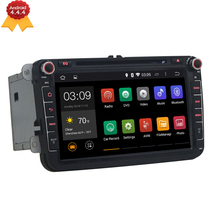 Quad Core 1024*600 2 din 8 ” VW Android 4.4 Car DVD player for GOLF 5 Golf 6 POLO PASSAT SKODA CC JETTA TIGUAN TOURAN EOS GPS 3G
