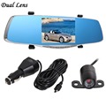 K500 5 0 Inch Full HD 1080P Dual Lens Car DVR Camera 170 Degree Vehicle