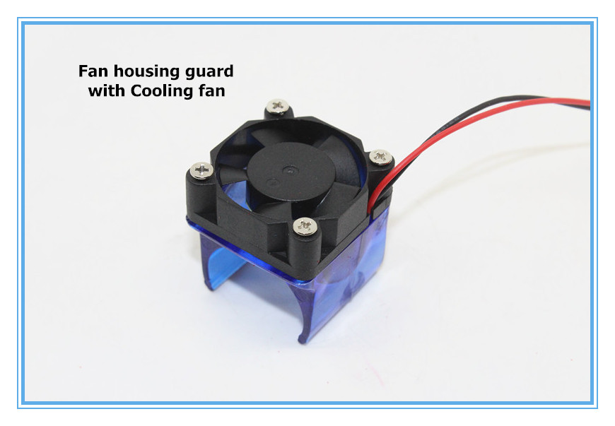 3D Printer Parts DIY Reprap E3D V6 Injection Moulded Fan Duct Housing Guard With Cooling