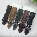 Quality Genuine Leather Watchband For Garmin Fenix 3 26mm Mens Leather Watch band Black Brown Smart
