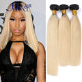 New Arrival Ombre Blonde Brazilian Hair 8A Brazilian Straight Virgin Hair 1B 613 Platinum Ombre Brazilian
