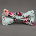 2016 Brand Chinese Style Wedding Party Bowtie Cotton Floral Print Bow Tie Men Women Suit Dress