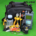 KELUSHI 24 in 1 FTTH Fiber Optic Tool Kit with FC 6S Fiber Cleaver and Optical