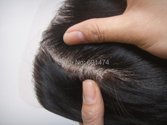 Image of On Sales 7a Brazilian Virgin Hair Silk Base Top Closures, Super Quality Cheap Human Hair Brazilian Straight Fast Shipping