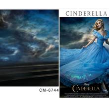 baby background for photo studio 6.5x10ft(200x300cm) Cinderella fantasy sky studio walls