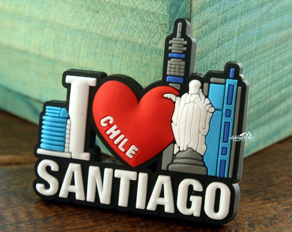 santiago chile tourist travel souvenir rubber fridge magnet gift idea in fridge magnets santiago chile tourist travel souvenir rubber fridge magnet gift idea in fridge magnets