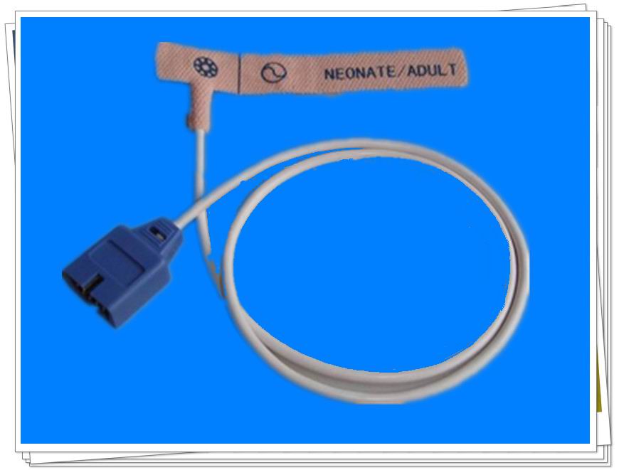 10pcs/lot Free Shipping Disposable Nellcor DB7 pin Spo2 Sensor/Probe/cable for Adult/Neonate Use Pulse Oximeter Sensor  PVC 0.9m