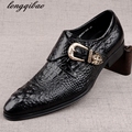 The new brand crocodile men s shoes England Spring tide casual leather men s Foot breathable