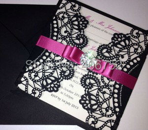 cut wedding souvenirs decorations flower love invitations card gifts ...