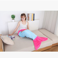 Winter Fleece Mermaid Tails Blankets Soft Fluffy Kids Adult Blanket On The Bed Sofa Warm Costume