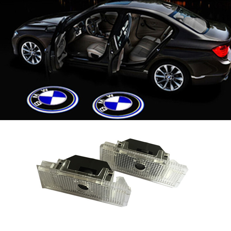 2x LED Car Door Courtesy Laser Projector Logo Ghost Shadow Light FOR BMW E39 E53 x5
