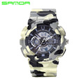 SANDA Men Sports Watches Waterproof Fashion Casual Quartz Watch Digital Analog Military Men s Sports Watches