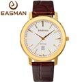 EASMAN Watch Shop Mens Genuine Leather Watches of Switzerland Quartz Auto Date Sapphire Waterproof Wrist Watch