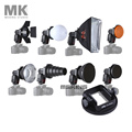 Meking Flash Accessories K9 Barndoor snoot softbox honeycomb beauty disc diffuser mount for speedlite speedlight flash