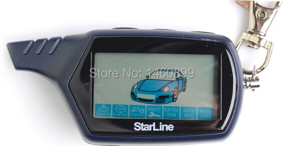 Image of 2016 Starline B9 LCD Remote Controller Keychain Key Chain Fob for Vehicle Security Two way car alarm system Starline Twage B9
