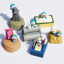 Anime Cartoon Doraemon Nobi Nobita’s Magic Land PVC Action Figure Toys Dolls 6pcs/lot 6CM