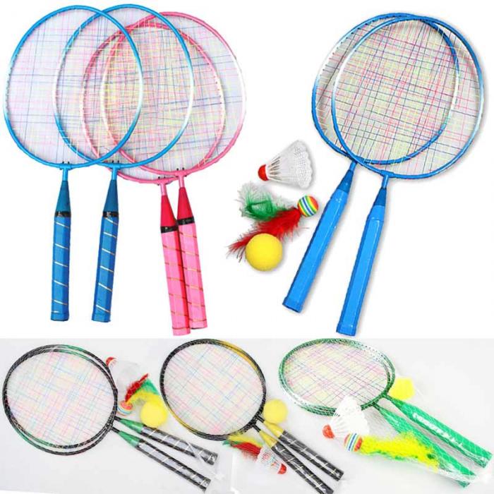 Description Picture 2 of itemNewly Fitness Equipment 1 Pair Youth Children's Badminton Rackets Sports Cartoon Suit Toy for Children  B2Cshop