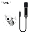 ESVNE 2 In 1 for Lightning to 3 5mm Universal headphone adapter charger Converter Multifunction Cable