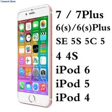 10/lot for iPhone 7 Plus 6 6s SE 5S 5C 5 4 4S iPod Touch Apple Ultra Thin 0.33mm Tempered Glass Screen Protector Film No Bubble