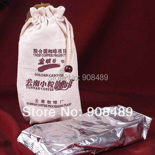 Free Shipping Yunnan arabica coffee beans 800g 200g 4bags roasted coffee beans China s Yunnan coffee