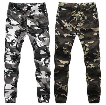 Image of 2015 HOT Dnine autumn army fashion hanging crotch jogger pants patchwork harem pants men crotch big Camouflage pants trousers