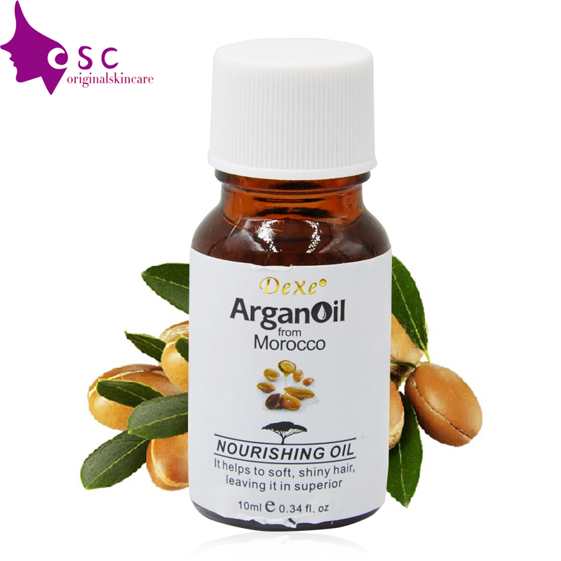 Image of Pure argan oil for hair care 10ml high quality hair oil treatment hair care products for repair hair