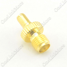 50 шт./лот Goldplated SMA женский штекер к TS9 мужской разъем адаптера для ZTE 3 г USB модем / сьерра беспроводной USB модем