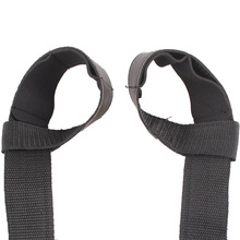 2 pcs Weight Lifting Barbell Hand Wrist Bar Support Gym Strap Body Building