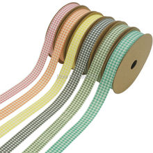 Printed Cotton Ribbon Tartan Tape 13MM 100% Handmade Cotton Ribbons 10meters/roll Decorative Label Tag Free Shipping