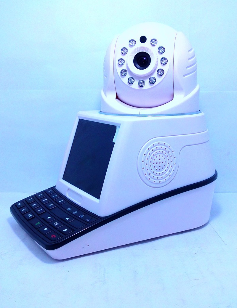 NPC 4 in 1 Network phone camera P2P wifi camera with keypad to dial number  | AliExpress