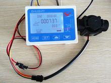 Efecto Hall G 1 ” flujo de agua contador / Sensor con medidor LCD Digital Gauge 10 – 24 V